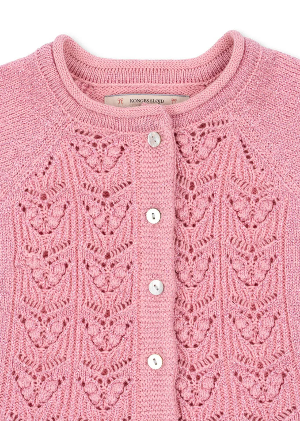 konges_sljd__cabby_frill__2.webp Konges Sløjd | Cabby Frill Cardigan | Powder Pink