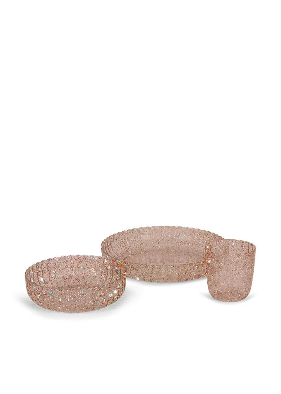 Konges Sløjd | Dinner Set Glitter | Sparkling Blush