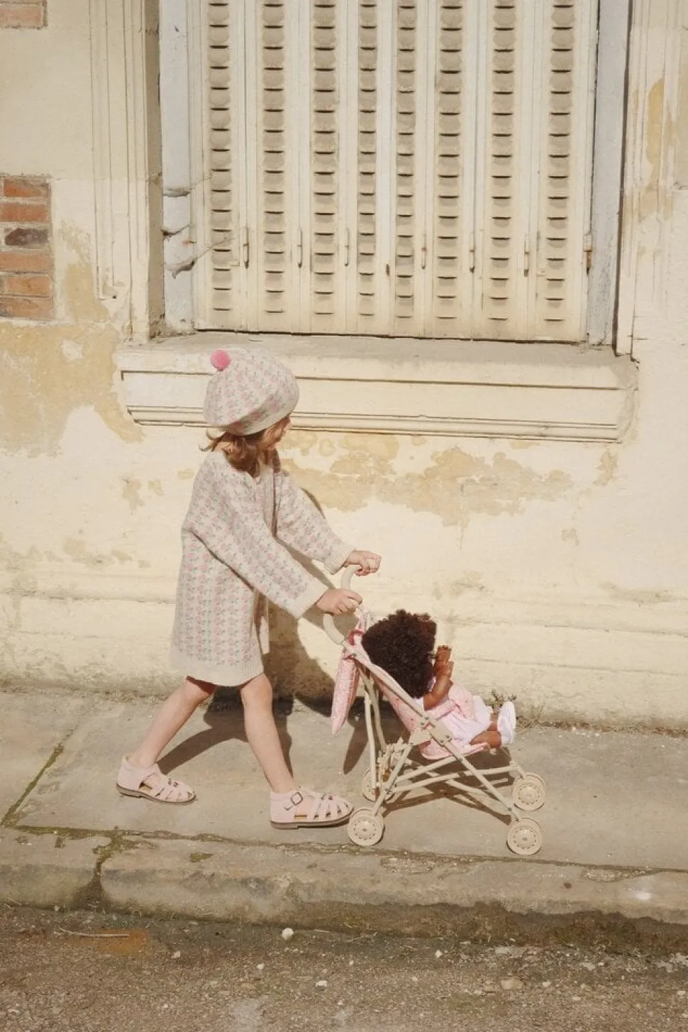 Konges Sløjd | Doll Stroller | Lacy Pink