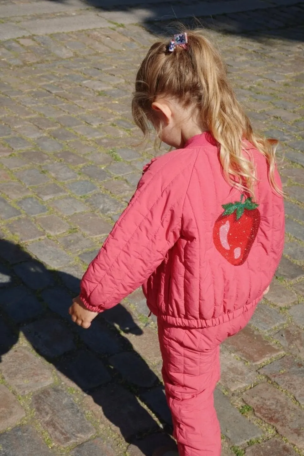 Konges Sløjd | Juno Sparkle Bomber Jacket | Raspberry Wine