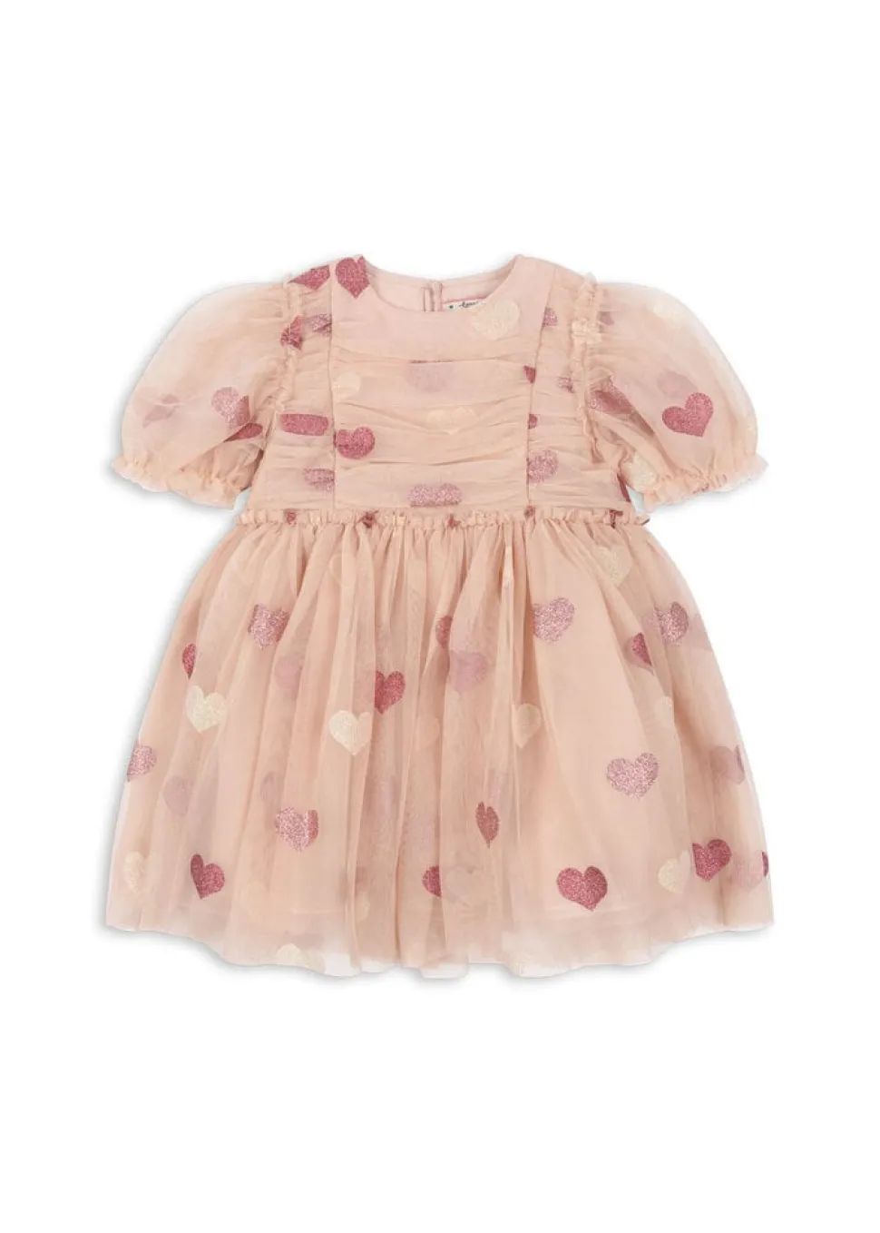Konges Sløjd | Tullie Dress | Heart Rose Glitter