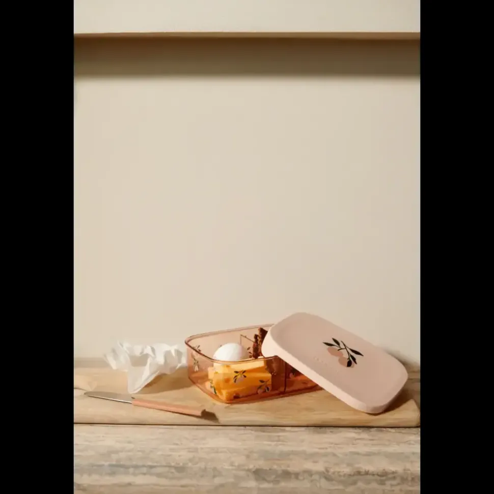 Liewood | Ako Tritan Snack Box | Peach / Sea shell