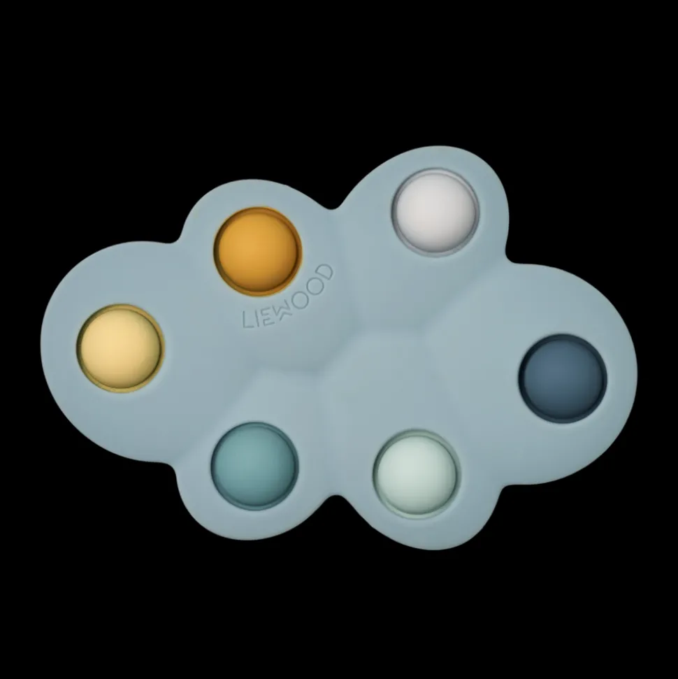 Liewood | Anne cloud pop toy | Cloud / Whale blue mix