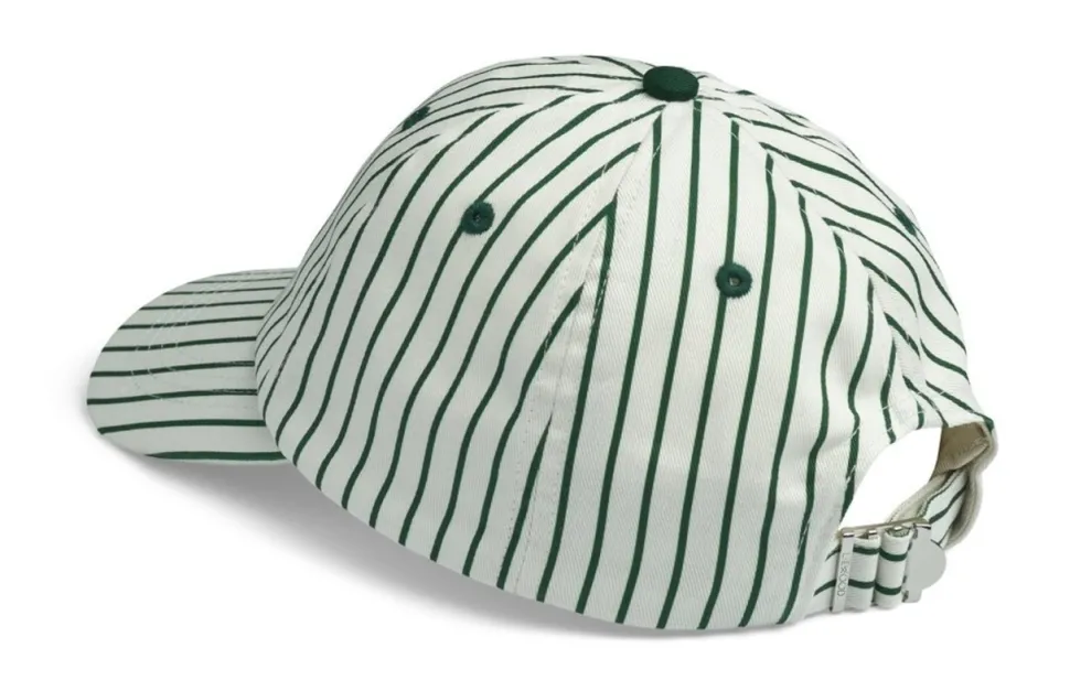 Liewood | Danny cap | Y/D stripes Garden green / Creme de la creme
