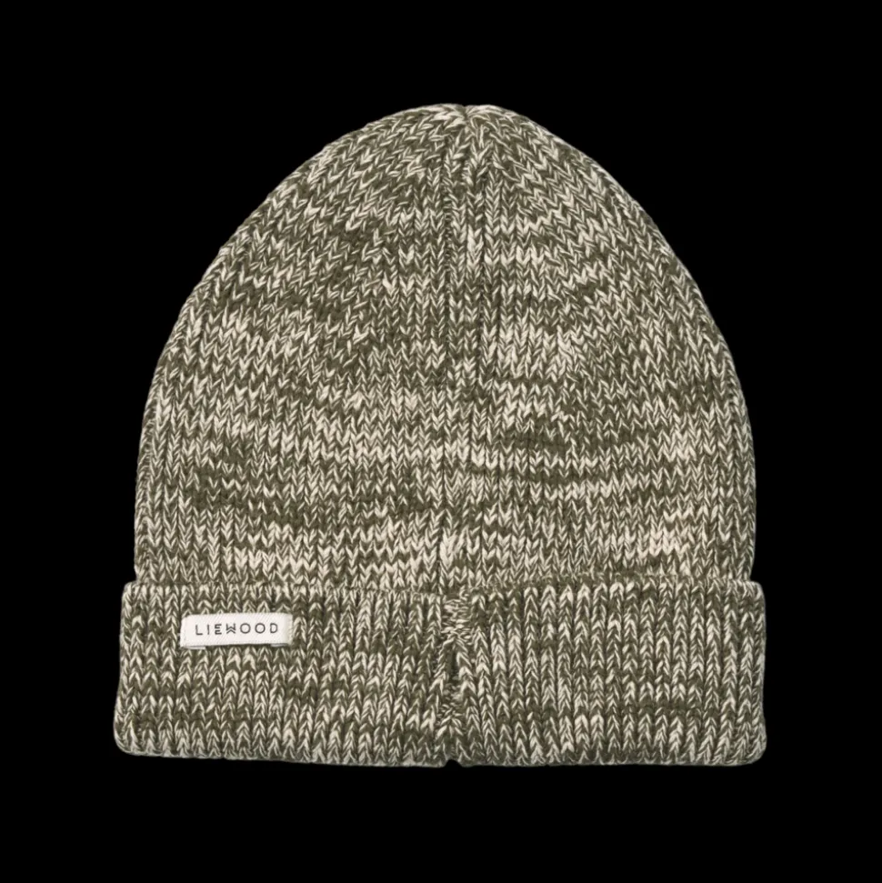 Liewood | Ezra Beanie Hat | Army brown / Sandy