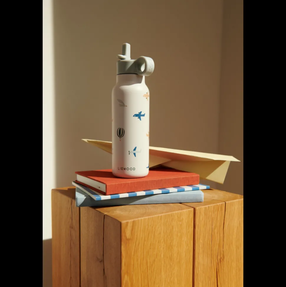 Liewood | Falk Water Bottle 350 ml | Aviator / Ecru