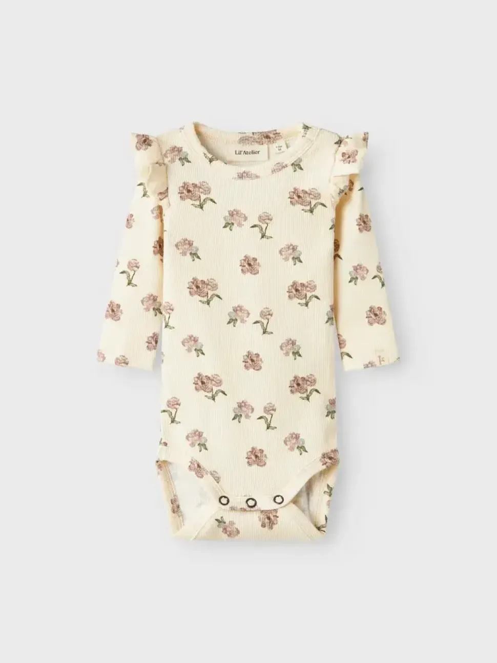 Lil'Atelier | NBFGAVO EKO LS SLIM BODY LIL NOOS | Turtledove PEONY