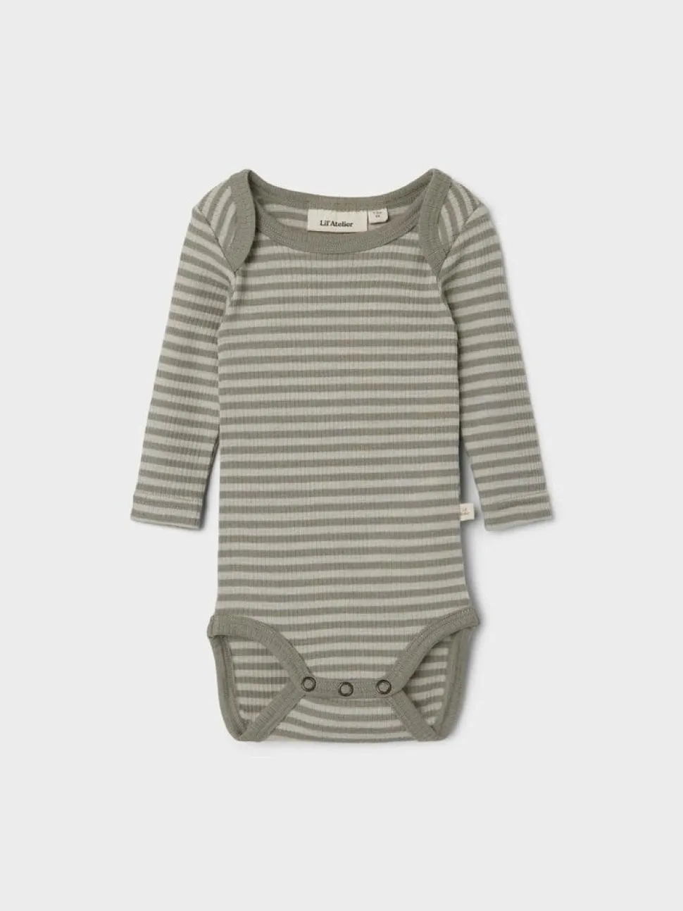 Lil'Atelier | NBMFABLE FIO LS WOOL BODY LIL | Sandshell LAUREL OAK