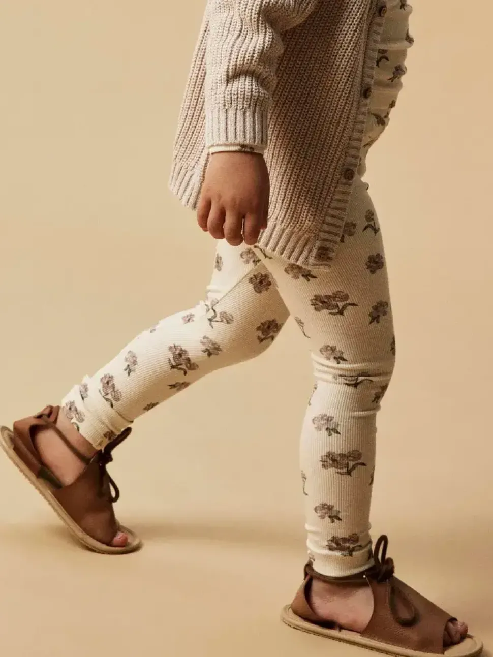 Lil'Atelier | NMFGAVO EFI SLIM LEGGING LIL NOOS | Turtledove PEONY