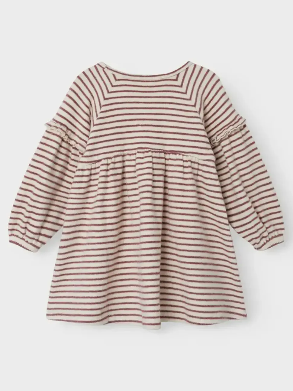 Lil'Atelier | NMFTHORO LS DRESS STRIPE LIL | Birch ROSEBROWN