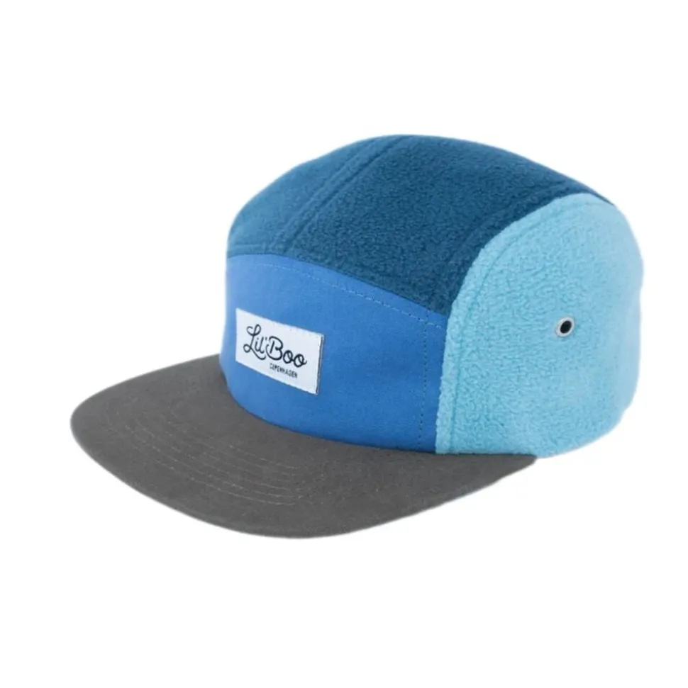 Lil'Boo | Block Fleece 5 Panel | Blue