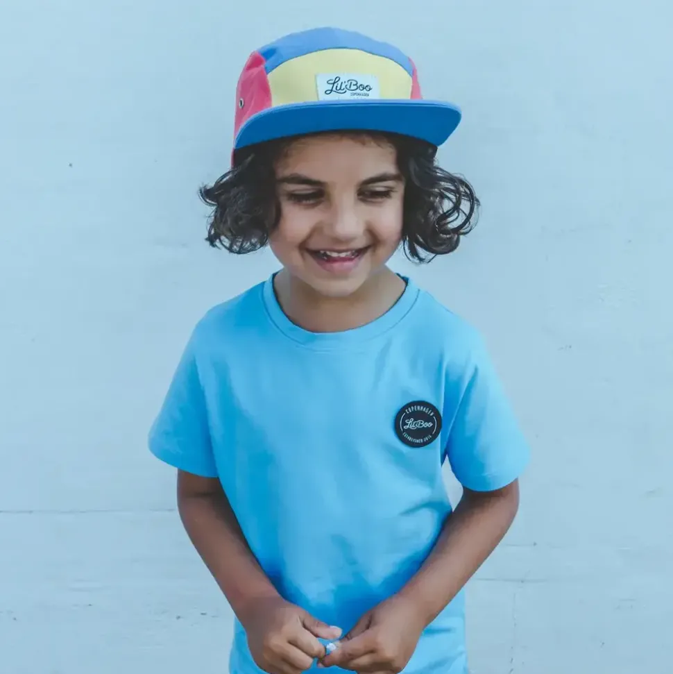 Lil’Boo | BLOCK YELLOW/DUSTY BLUE 5-PANEL