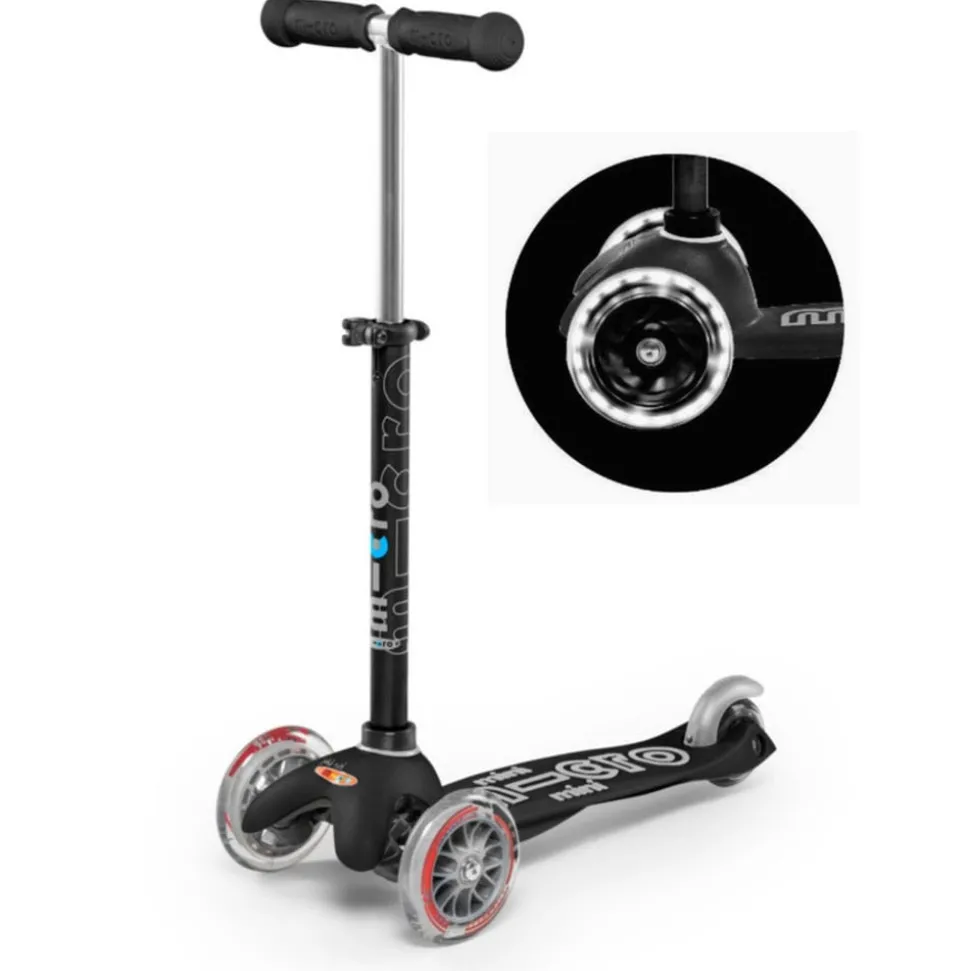 Micro step - Mini Deluxe zwart LED