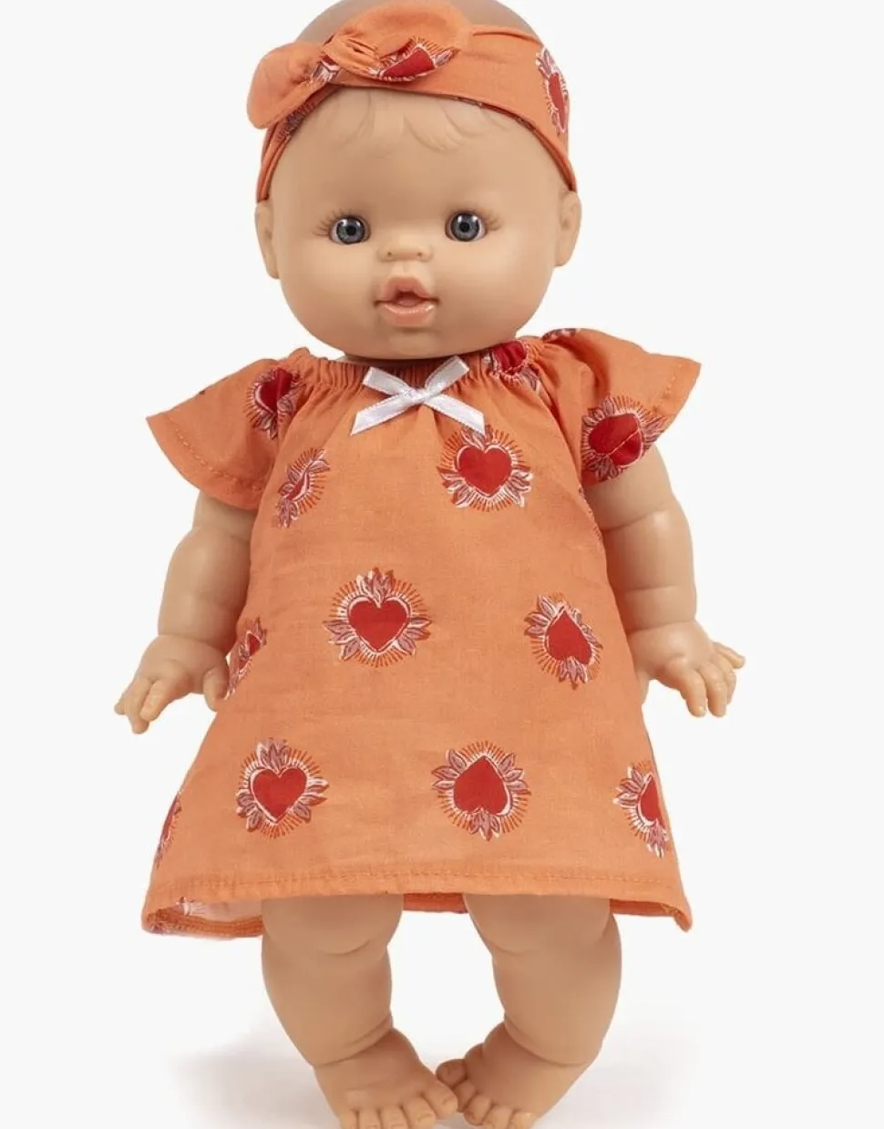 Minikane | 2 delig | jurkje en haarband oranje