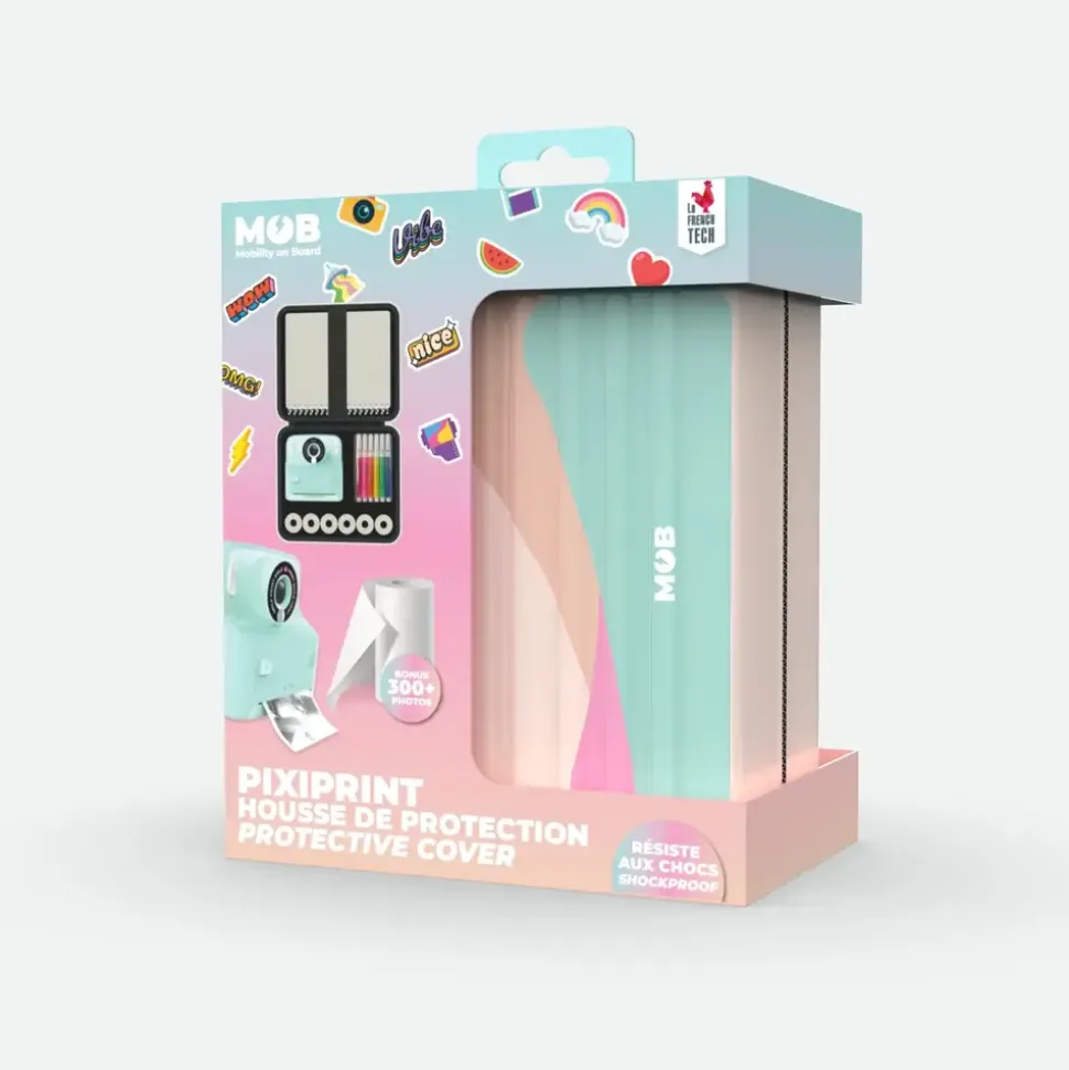 MOB | Travel Kit | Pixprint case + 4 paper rolls