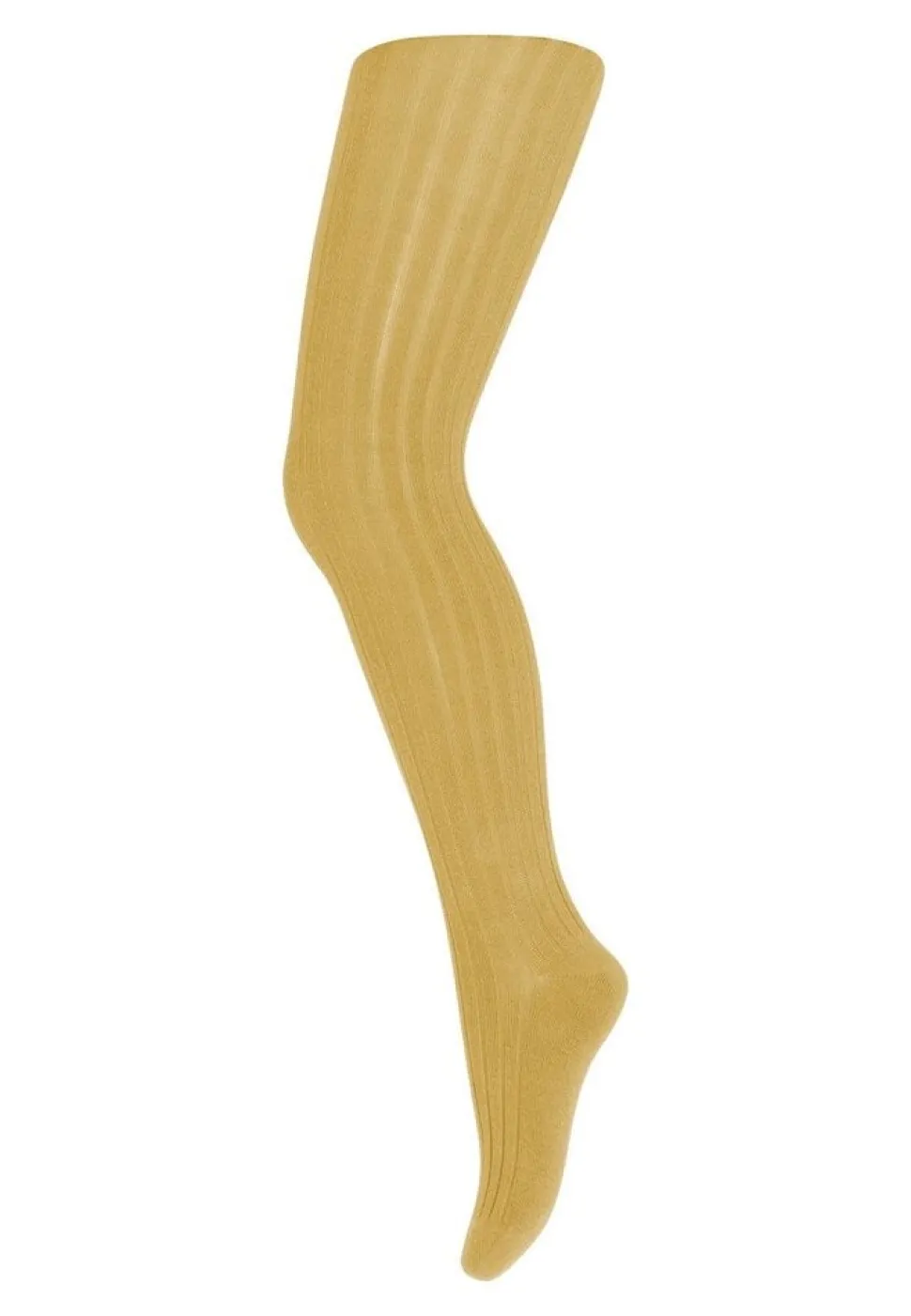 MP Denmark | Cotton rib tights | Misted Yellow