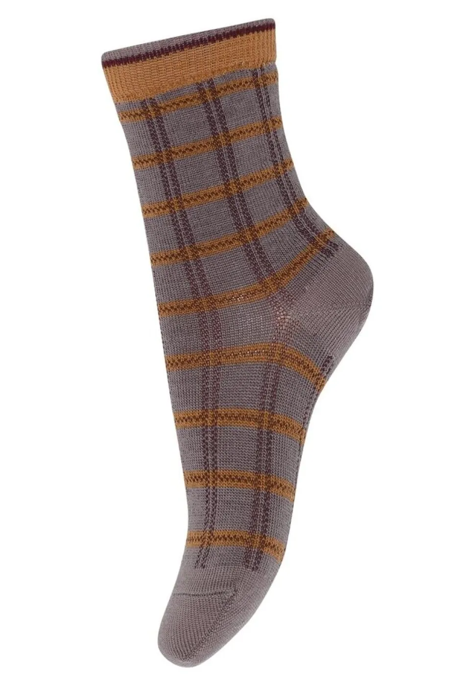 MP Denmark | Elma Socks | Dark Purple Dove