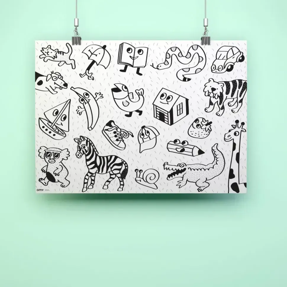 OMY | Giant poster | My first art