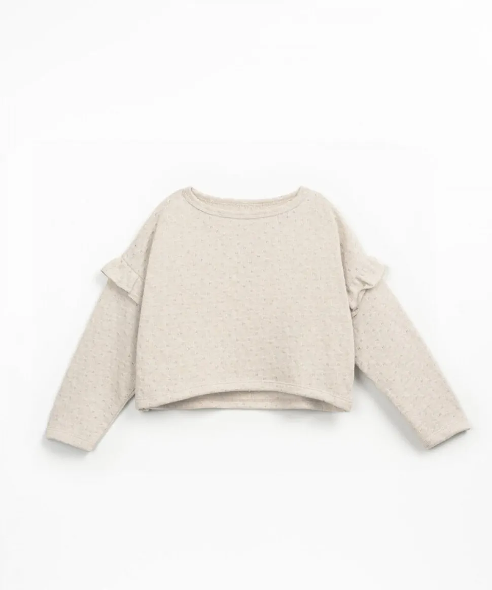 Play Up | Embellished Jersey Sweater | Grés | PA04/4AQ11350