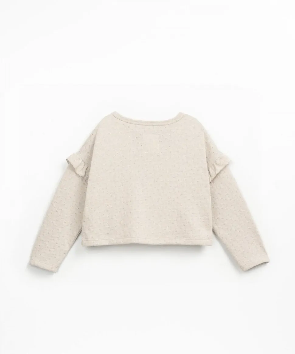 Play Up | Embellished Jersey Sweater | Grés | PA04/4AQ11350