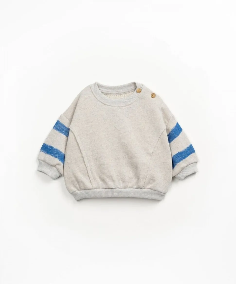 Play Up | Fleece Sweater | Grés | PA01/1AQ11351