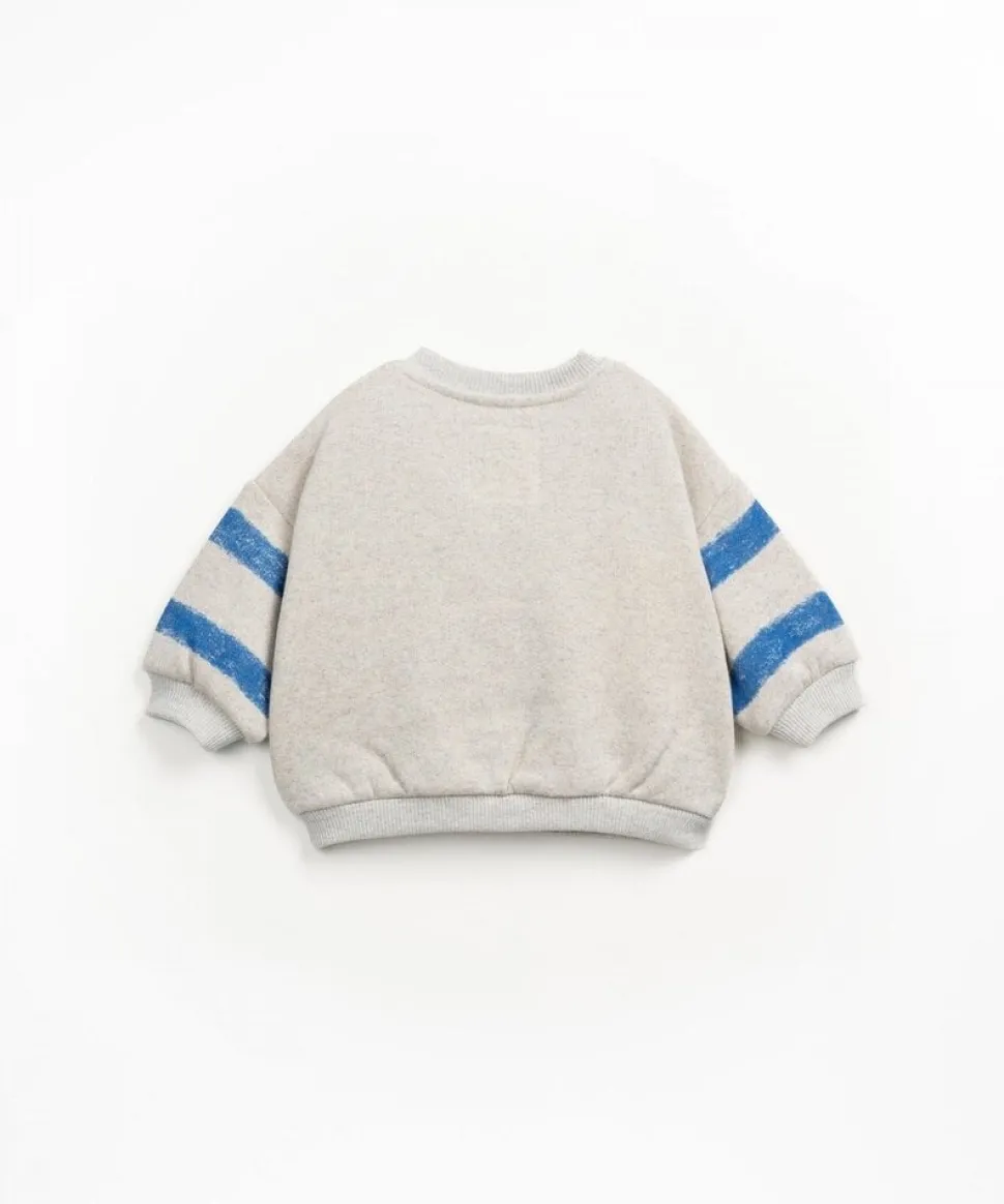 Play Up | Fleece Sweater | Grés | PA01/1AQ11351