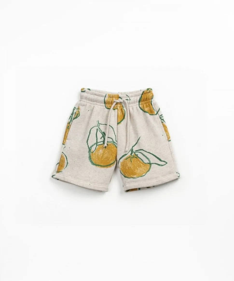 Play Up | Printed Fleece Shorts | Grés | PA03/3AQ11704