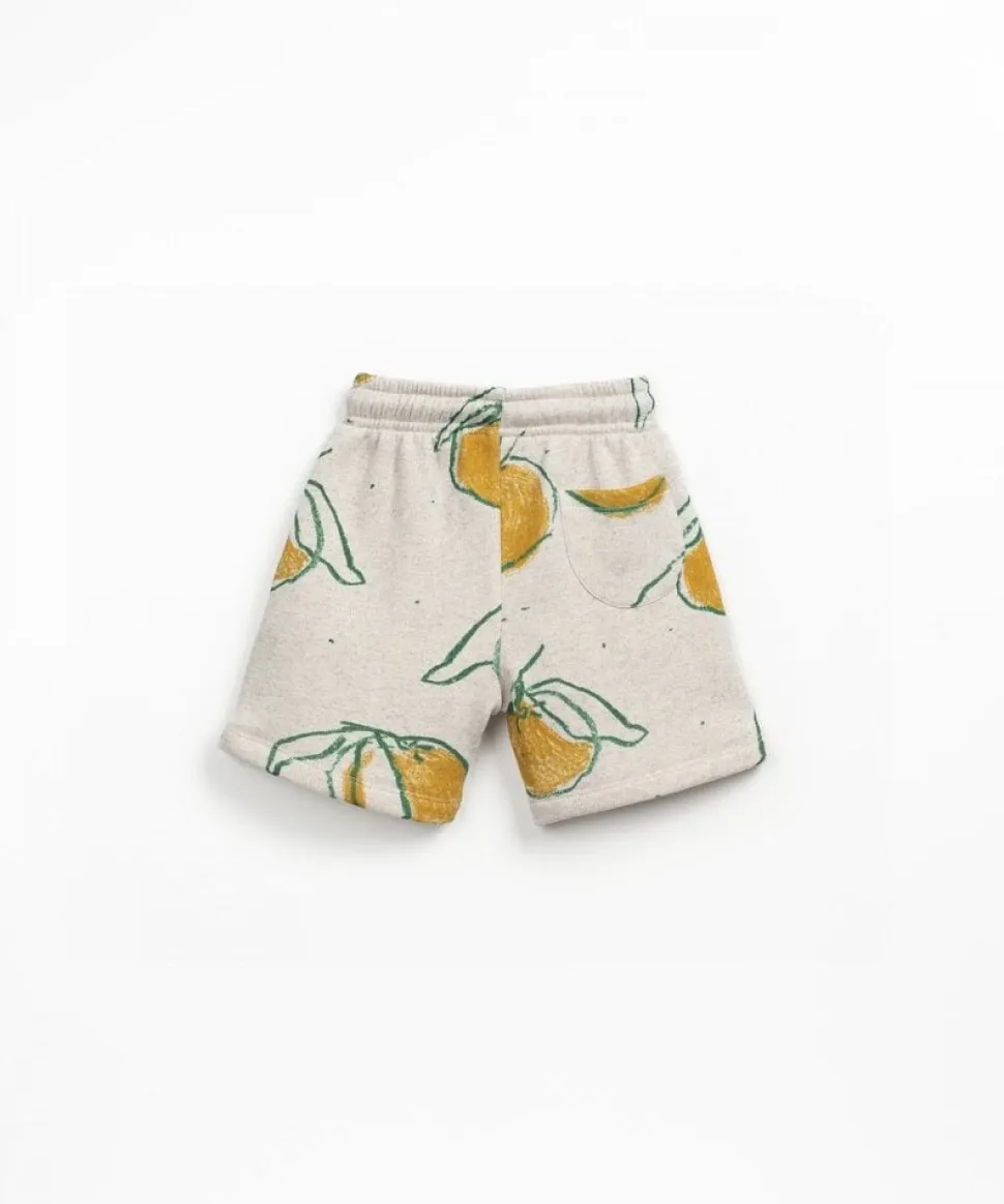 Play Up | Printed Fleece Shorts | Grés | PA03/3AQ11704