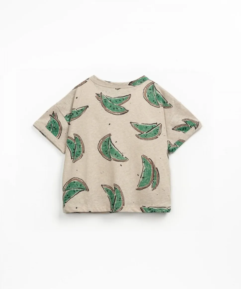 Play Up | Printed Jersey T-Shirt | Pottery | PA03/3AQ11056