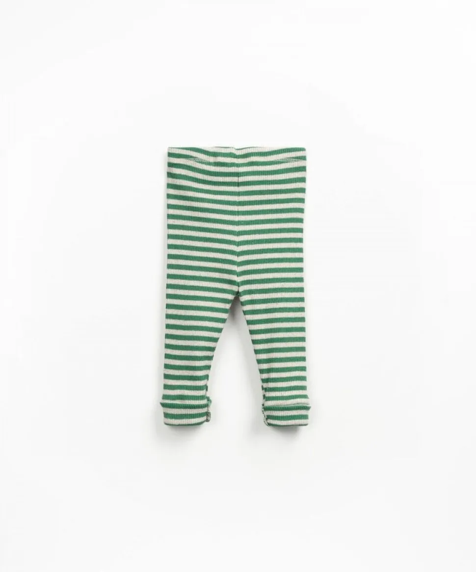 Play Up | Striped Rib Leggings | Botanical | PA01/1AQ11651