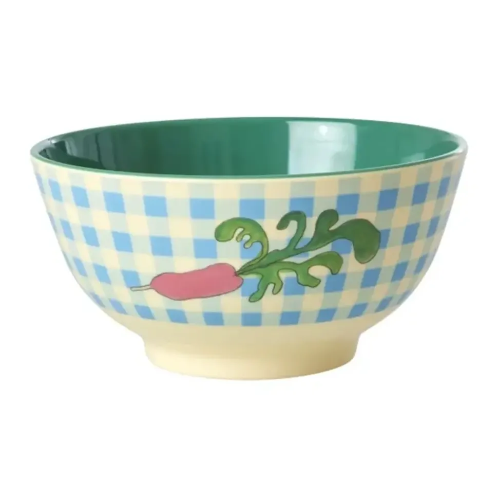 Rice | Melamine Bowl with Radish | Medium 700ml