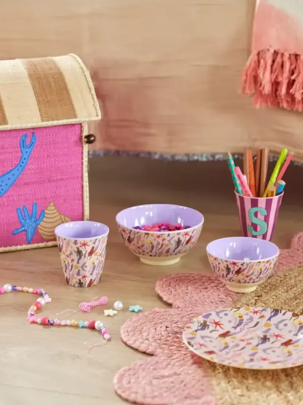 rice__middelgroot_kinderb_2.webp Rice | Middelgroot Kinderbeker | Lavendel | Mermaid Print