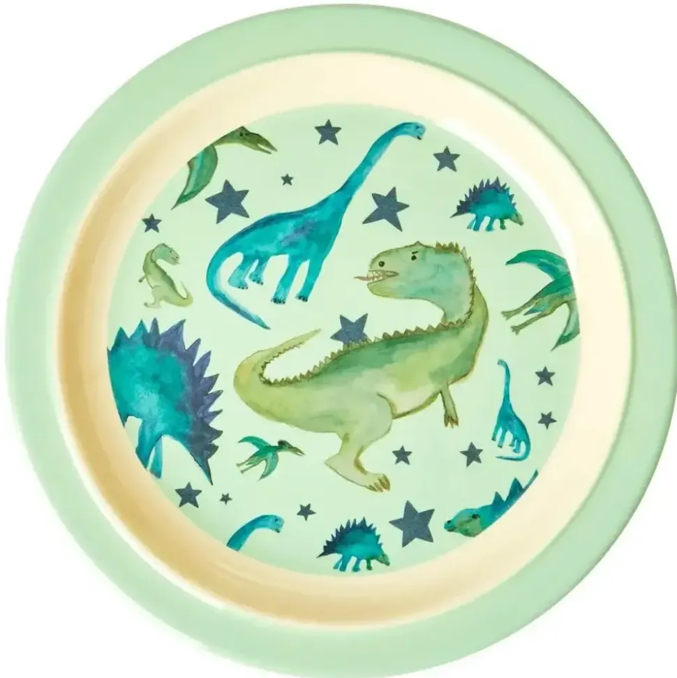 Rice | Melamine kinderbord dinosaurus print
