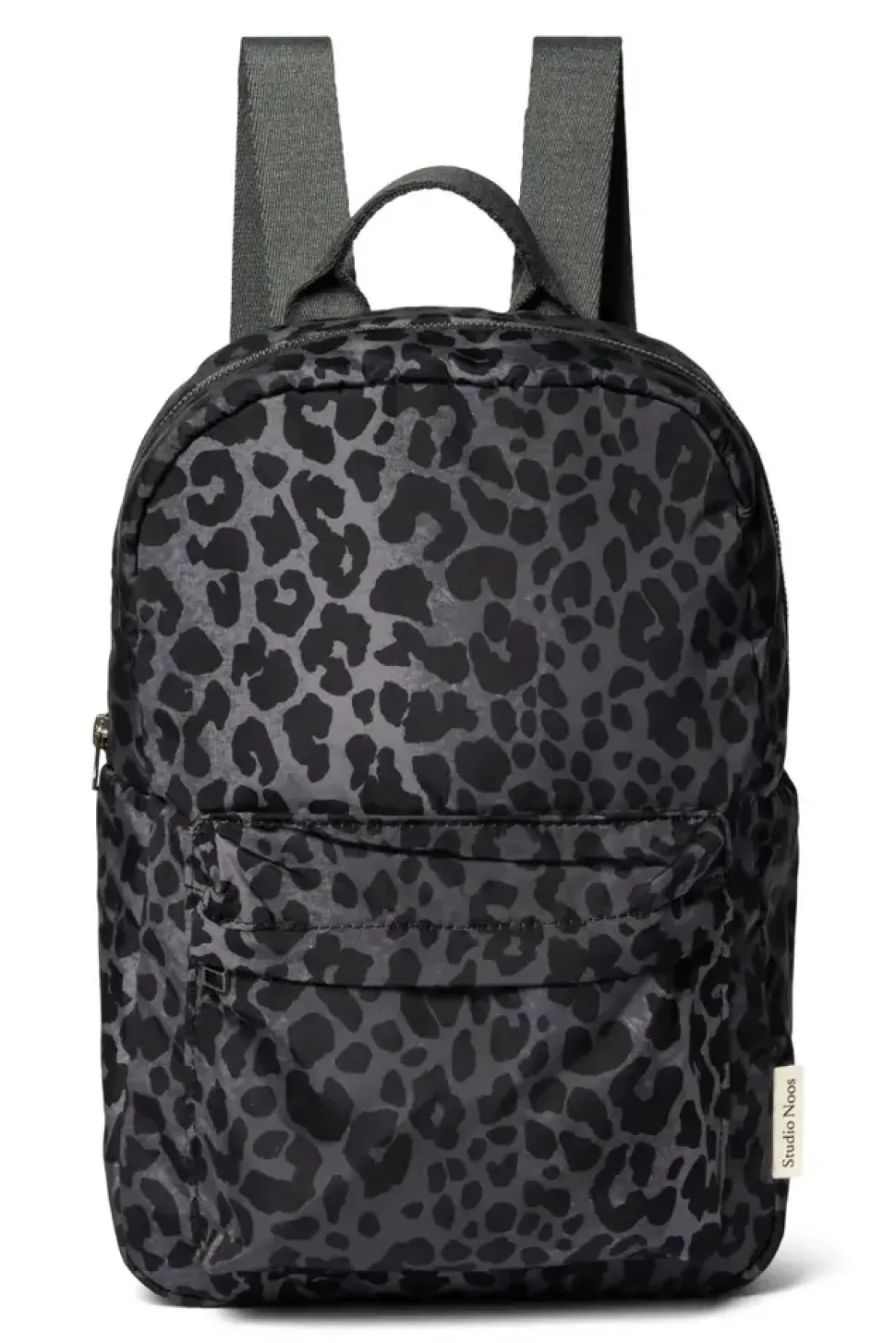Studio Noos | Antra Leopard Puffy | Midi Backpack with front pocket
