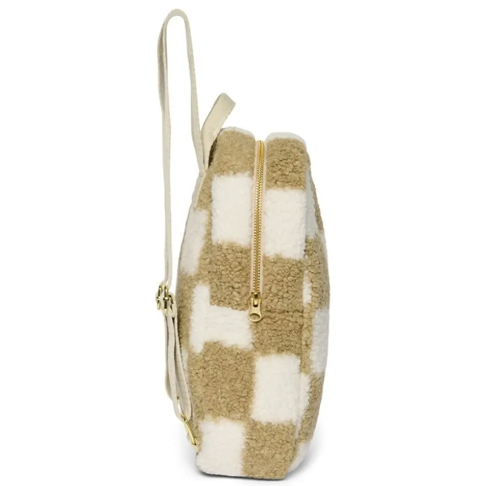 Studio Noos | Binibamba | Toast Checked Teddy | Mini Backpack