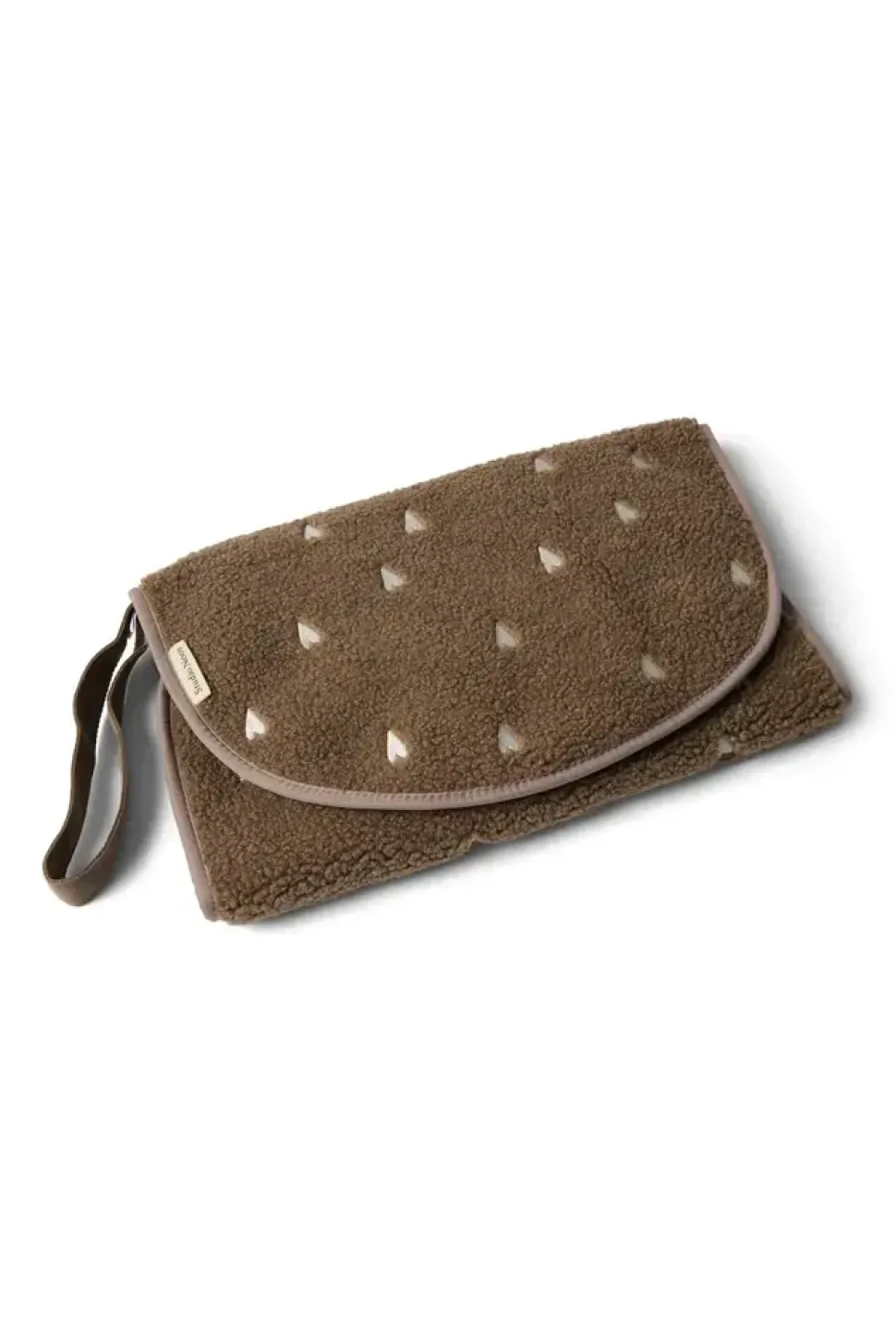 Studio Noos | Brown Teddy Hearts | Changing Mat