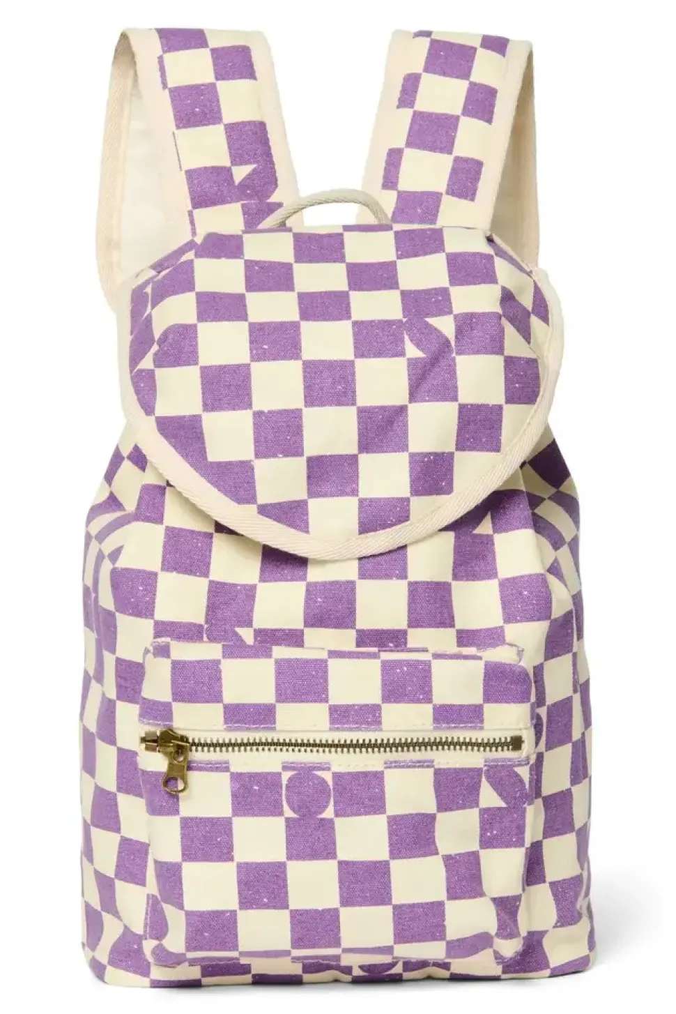 Studio Noos | Violet Checkerboard | Mini Backpack