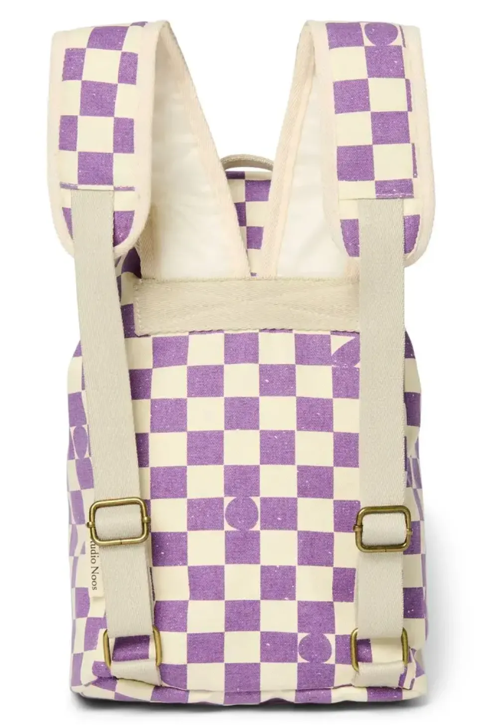 studio_noos__violet_check_3.webp Studio Noos | Violet Checkerboard | Mini Backpack