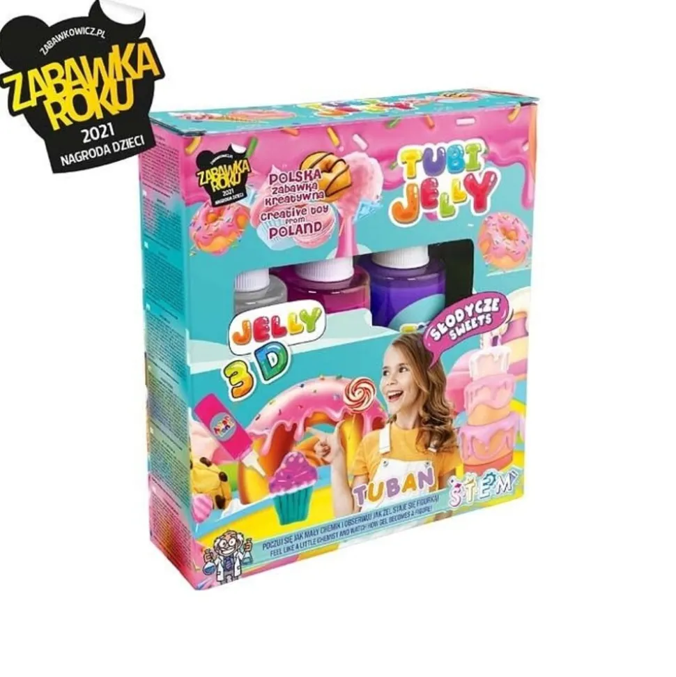 Tuban | Tubi Jelly Set With 3 Colors | Sweets