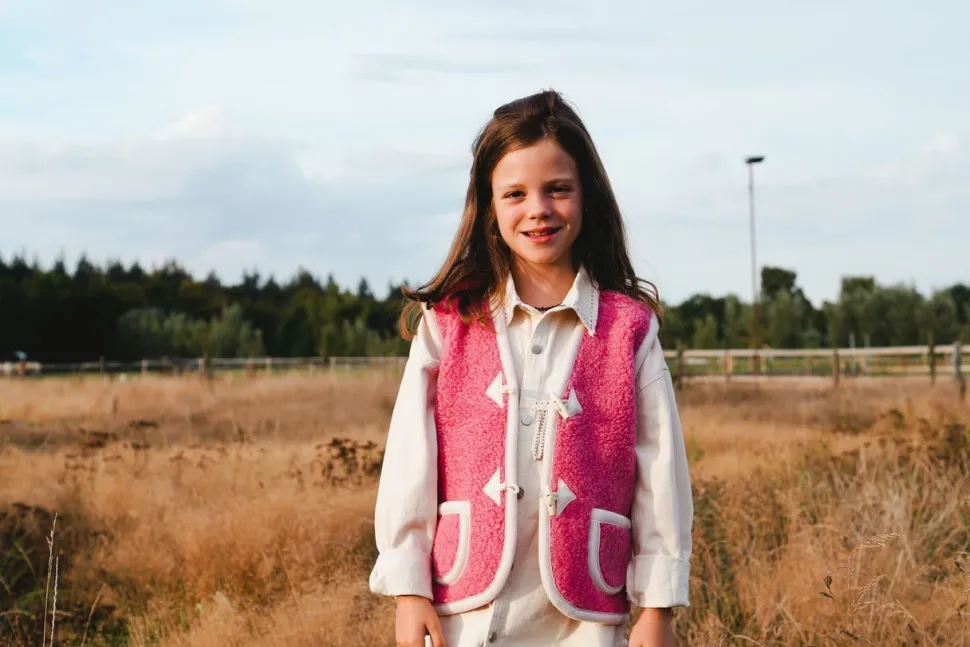 We Are Wovens | Bodywarmer Roze